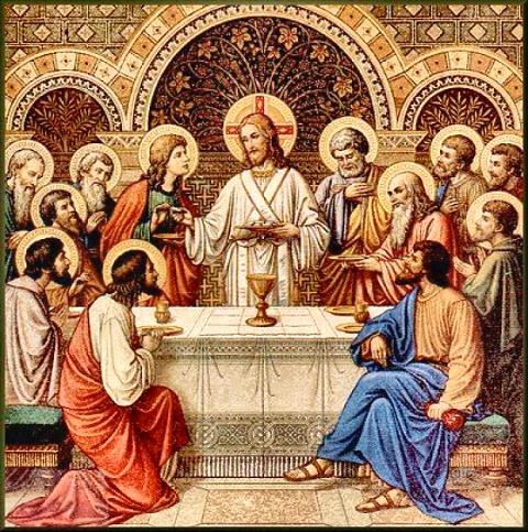 Holy Eucharist with jesus web