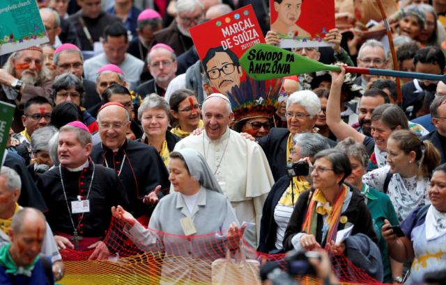 Francis Amazon Synod Pagag pope pachamama web
