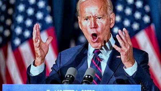 Biden near demon