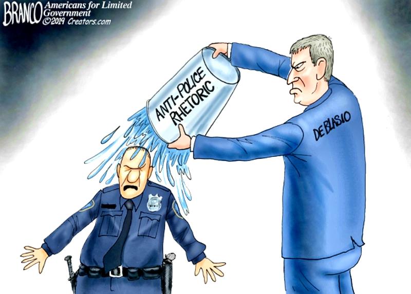 Deblasio anti cops anti law and order docu