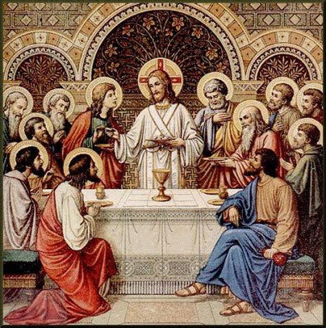 Holy Eucharist with jesus