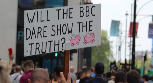 Loads of people, loads of photos – the demo they want you to think never took&nbsp;place