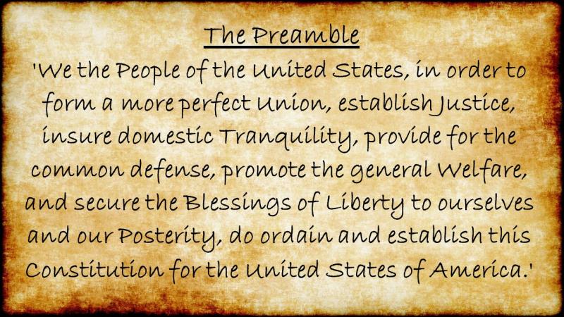 Preamble Constitution docu