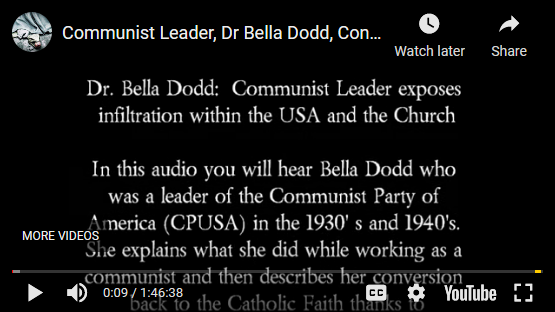 Screenshot_2021-05-20 VIDEO Communist Leader, Dr Bella Dodd, Confesses to Infiltrating the Church USA
