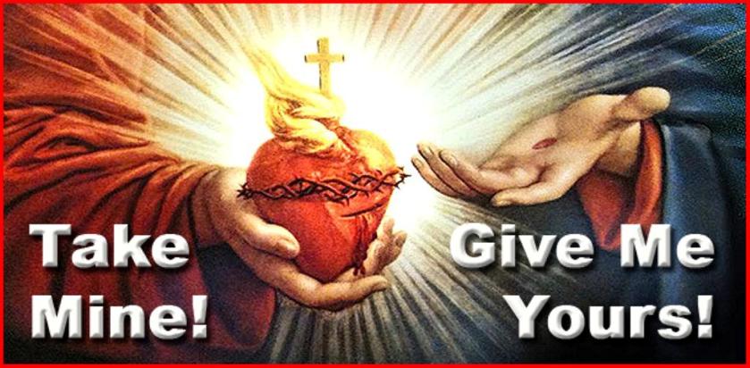 Jesus take my heart sm print