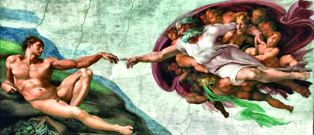 Michelangelo-Sistine-Chapel-Ceiling Sm Print