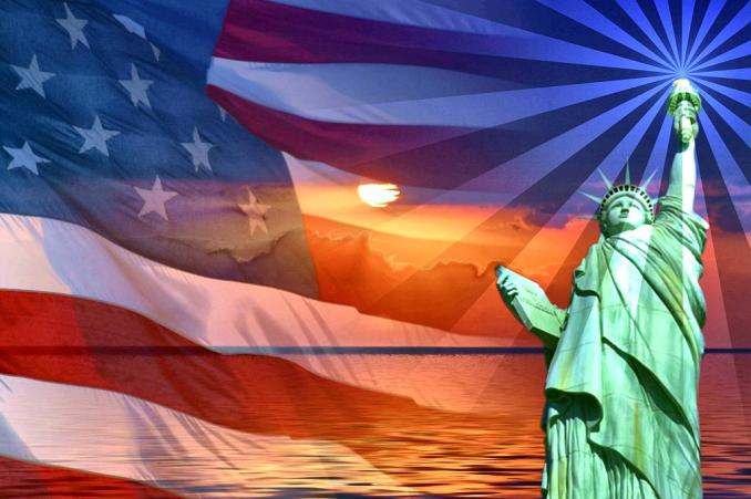 Liberty Flag Sm Print