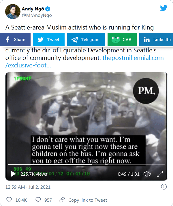 Dem-supported Muslim candidate once boarded a bus full of kids, threatened to blow it up, called them cowards for&nbsp;running