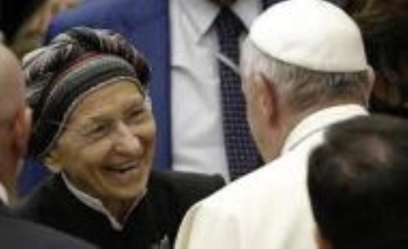 Bergoglio with evil abortionist docu