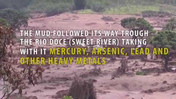 Brazil slag dam bursts