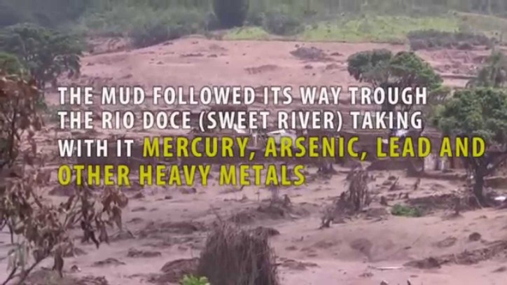 Brazil slag dam bursts