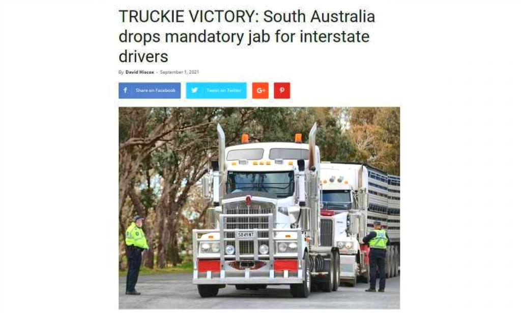 Anti-Tyrany Protests Growing Worldwide, Truckie Victory In&nbsp;Australia