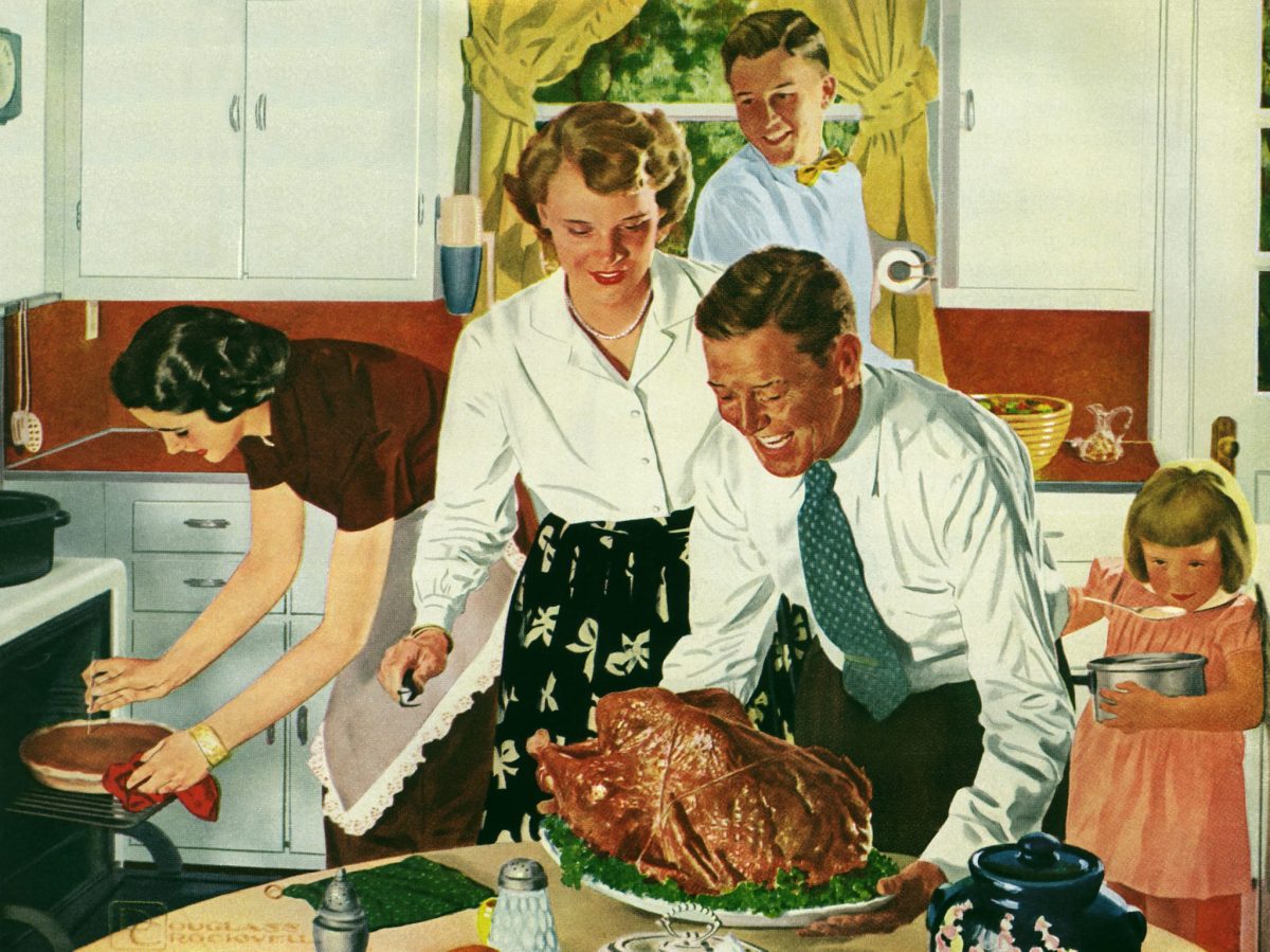 Thanksgiving Dinner from the 1950s&nbsp;Housewife