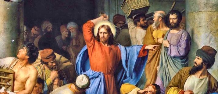 Jesus cast out moneychangers sm print adusted