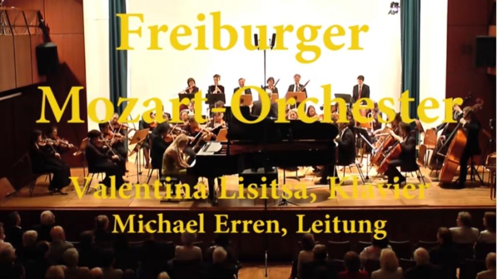 Mozart Concerto D Minor K466 Freiburger Mozart-Orchester, Michael Erren,Valentina&nbsp;Lisitsa