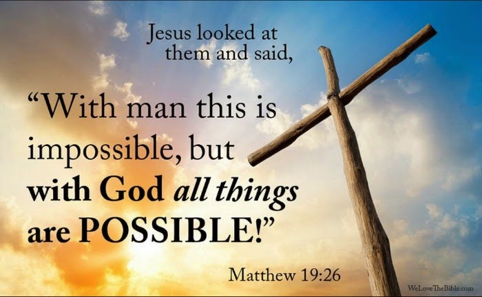 nothing is impossible with God
